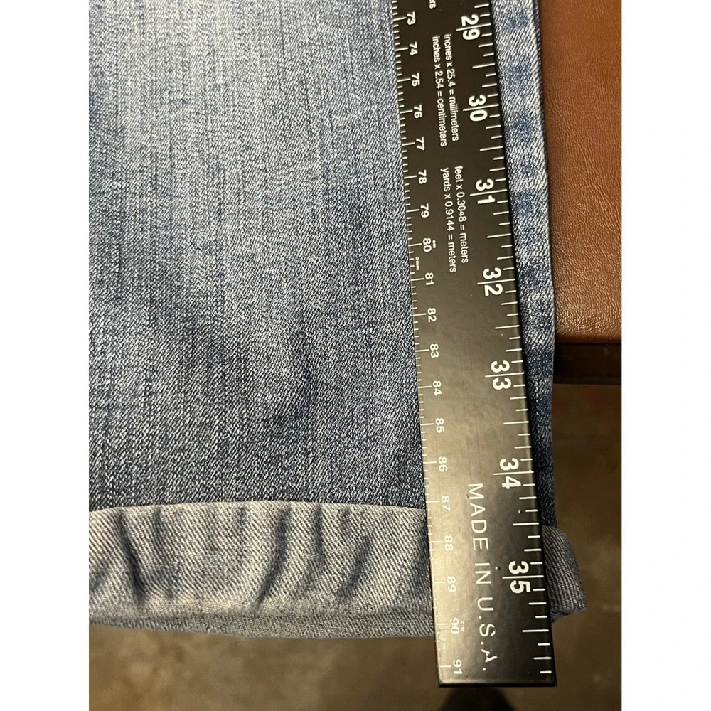 Nine West Jeans Alec Slim Boyfriend Ankle Medium Wash‎ Blue Denim Size 10